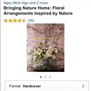 $45 (NWT) RIZZOLI Bringing Nature Home” BOOK